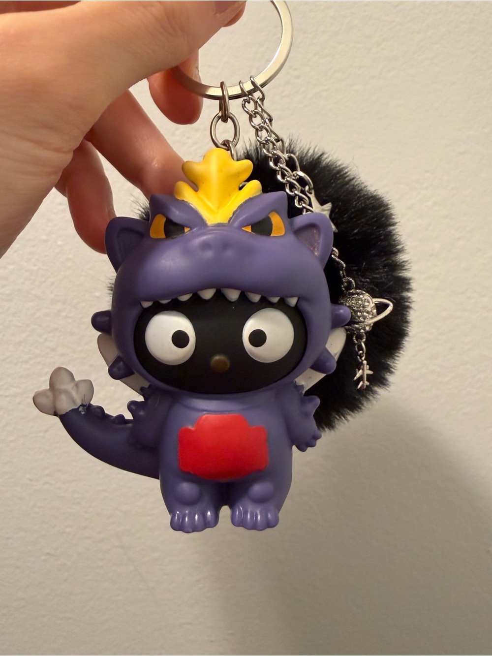 Chococat SpaceGodzilla Hello Kitty Godzilla Happy Meal Toy Keychain Purse Charm